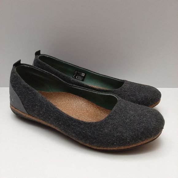 SOLE X RECORK Grace Carbon Neutral Slip-On Comfort Flat Shoes Grey Sz 6.5 - Picture 2 of 14